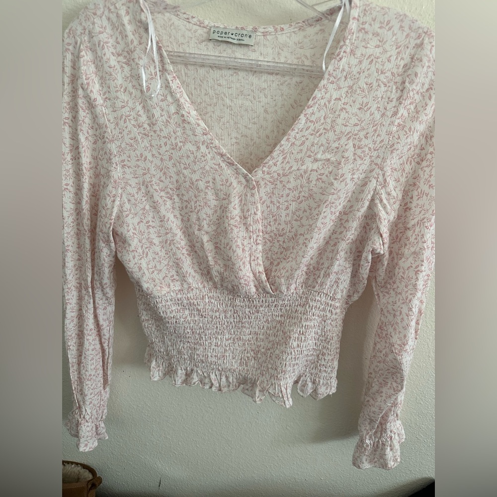 Paper crane blouse